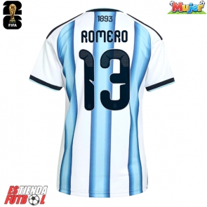 Argentina Cristian Romero #13 Primera Equipación Mujer Mundial 2026 Manga Corta